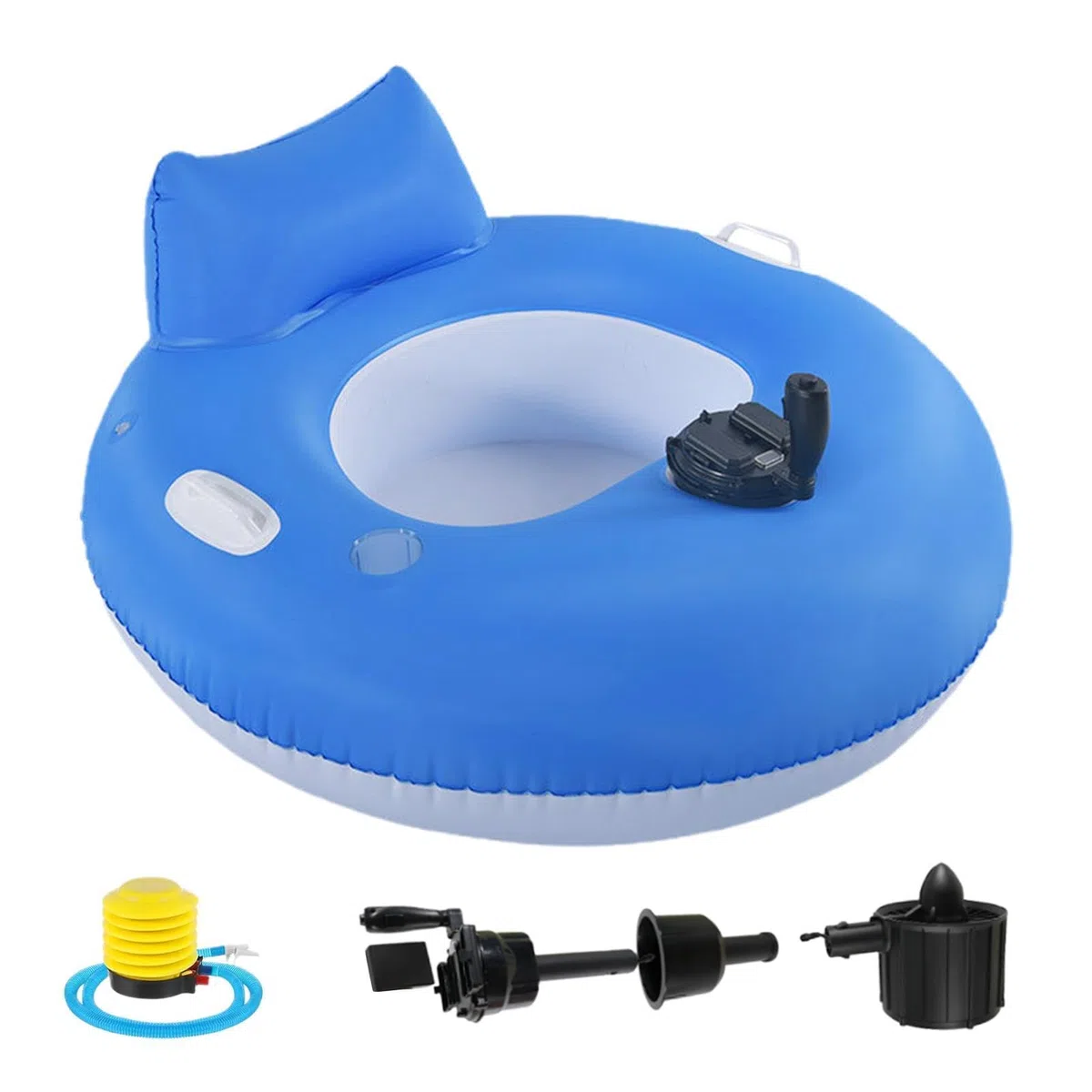 Aufblasbarer Lounge-Schwimmkörper Elektrisches Wasser-Raft mit Rückenlehne