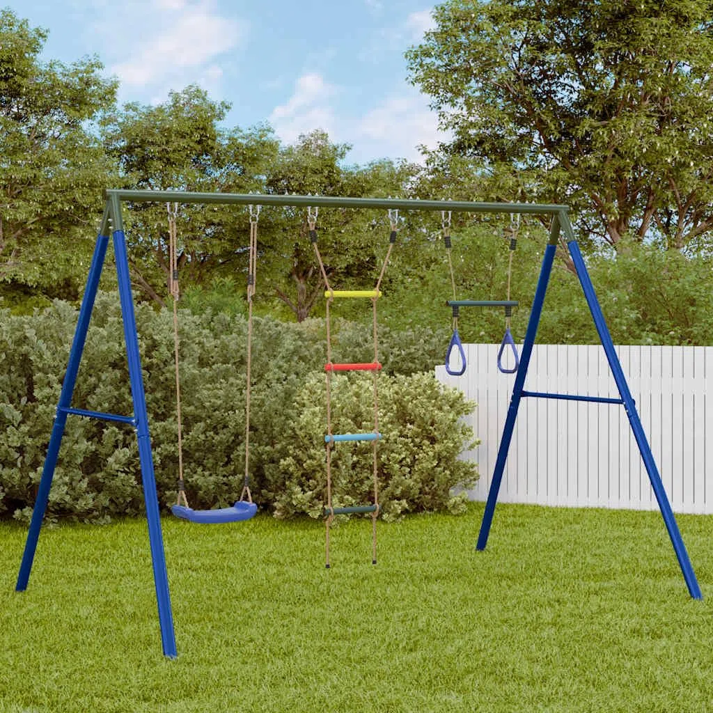 Outdoor-Spielset Schaukel mit Trapez und Leiter
