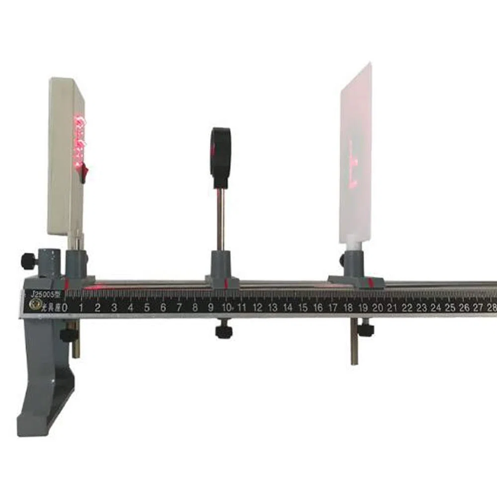 Experimentierset für physikalische Optik, Prinzip der Linsenabbildung, optische Bank, gerade Lichtlinie, Physik-Lehrinstrument
