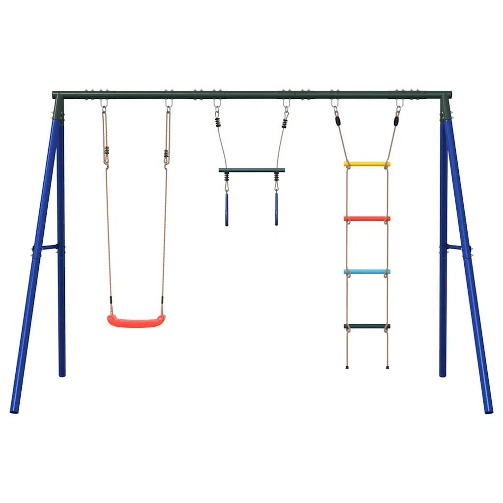 Gartenschaukel-Set mit Trapez und Leiter