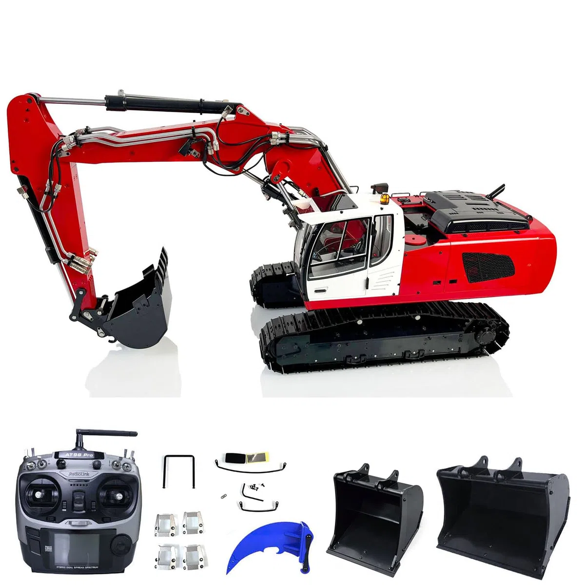 Metall 1/14 946 Hydraulischer Funkfernsteuerter Bagger RC Bagger Modell Kippbarer Eimer Outdoor-Schwere Maschinen Modelle