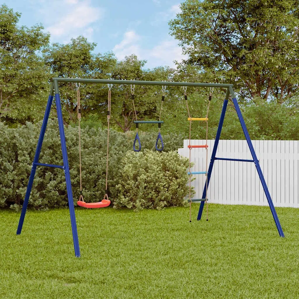 Gartenschaukel-Set mit Trapez und Leiter