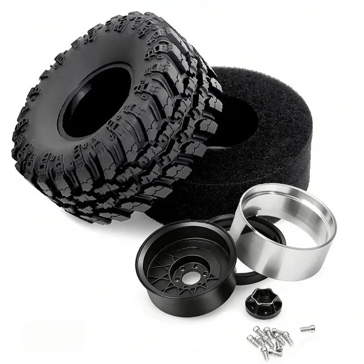 Metall 2,2" Beadlock Radreifen Für Axial Für SCX10 I II III Pro 1/10 1/8