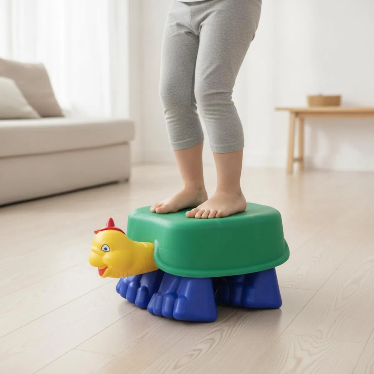 Amagogo Therapiekreisel in Schildkrötenform | Koordinationsfördernd, Balancierkreisel für, motorikfördernd, Gleichgewichtstrainer, Zimmer, Garten