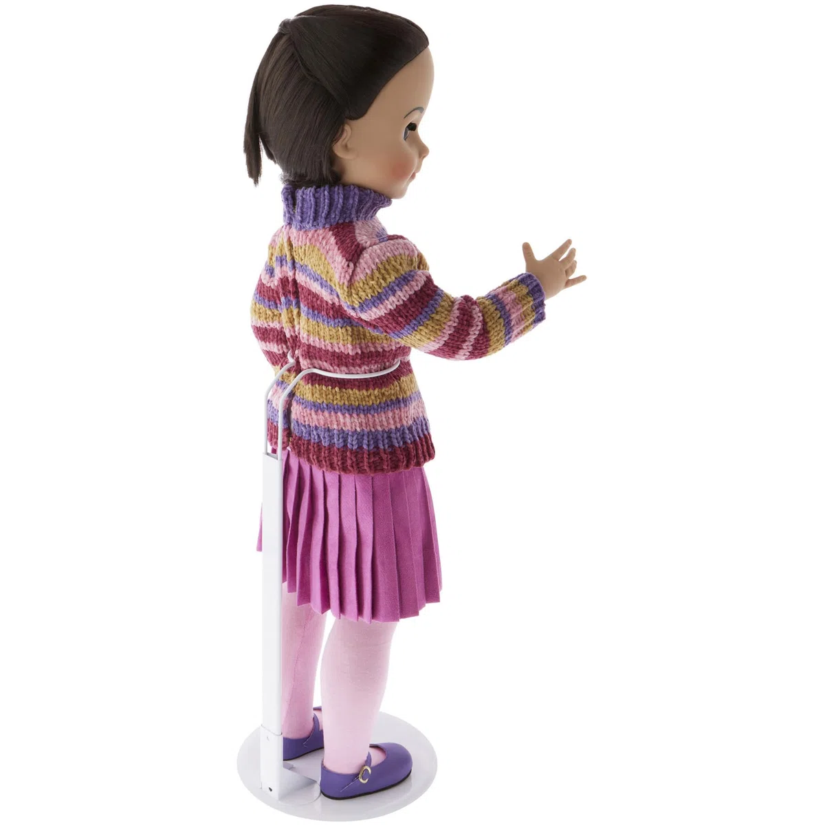 Plymor DSP-15W Puppenständer, verstellbar, passend für Puppen mit 63,5 cm, 66 cm, 68,4 cm, 73,9 cm, 78,3 cm, 86,4 cm, Taille ist 9,5 bis 12,7 cm breit, 28,9 bis 33 cm, 2 Stück