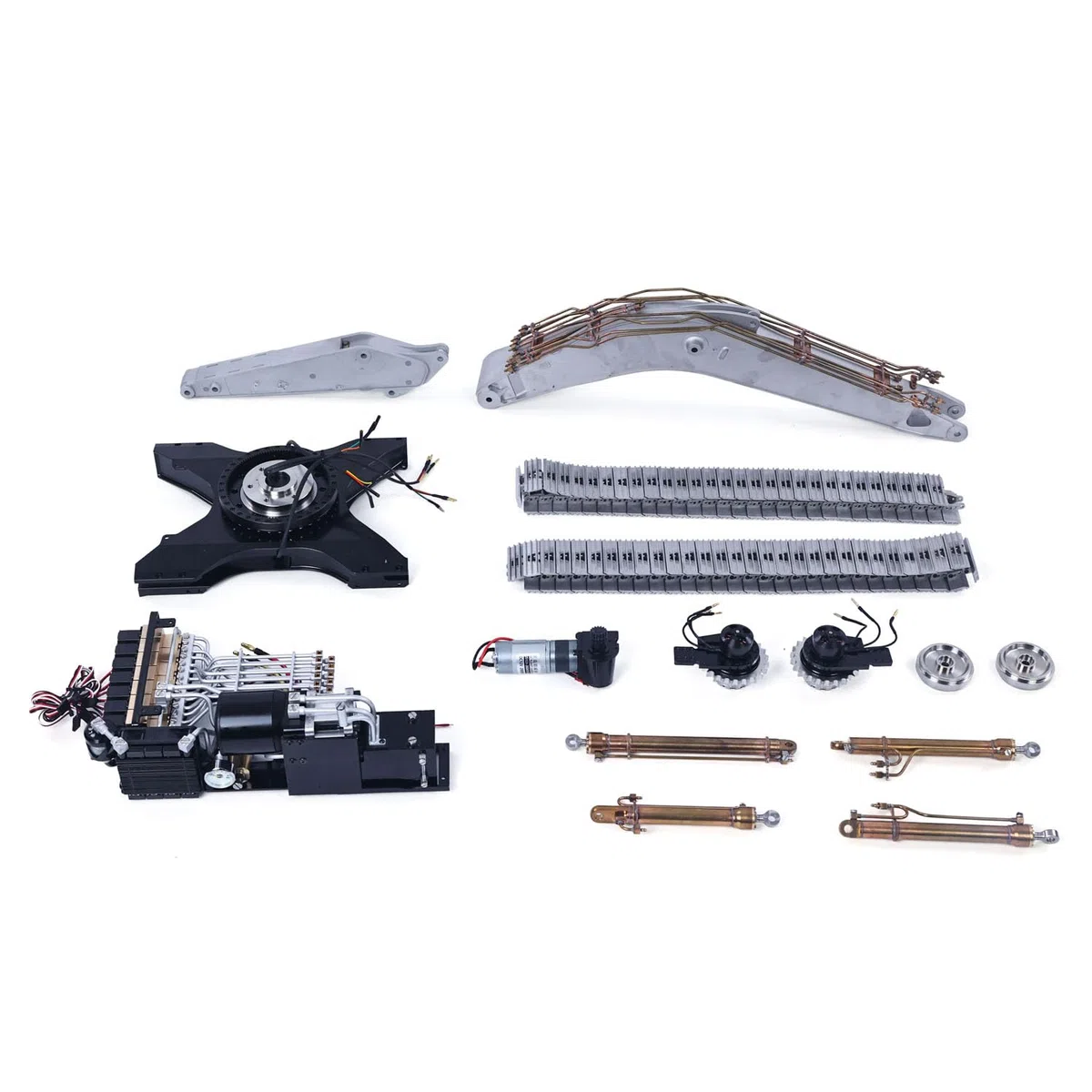 LESU 1/14 RC Hydraulik Bagger LR945 unlackierter unmontierter Metallbausatz