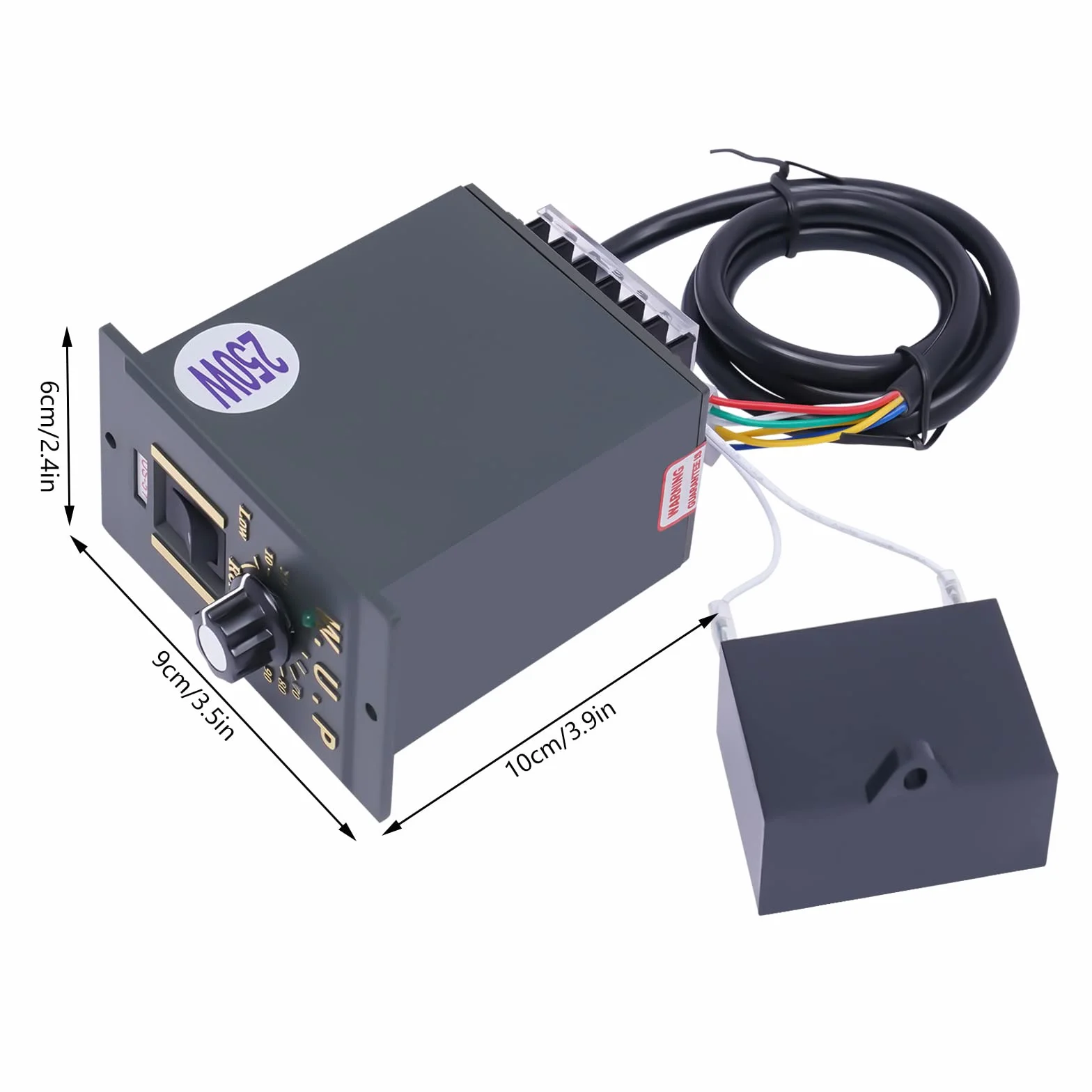 250W Getriebemotor 230V mit Drehzahlregler