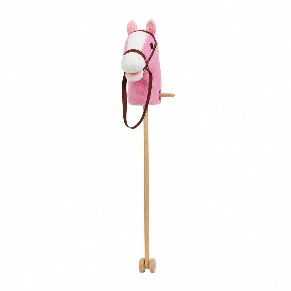 Milageto freundlich Steckenpferd mit Rollen | Plüschig, Hobby Horse mit Sound, reaktionsfreudig, Spielzeug, für Rollenspiele,