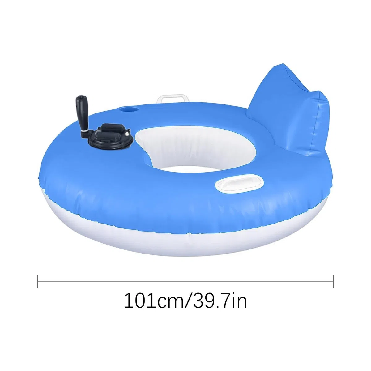 Aufblasbarer Lounge-Schwimmkörper Elektrisches Wasser-Raft mit Rückenlehne