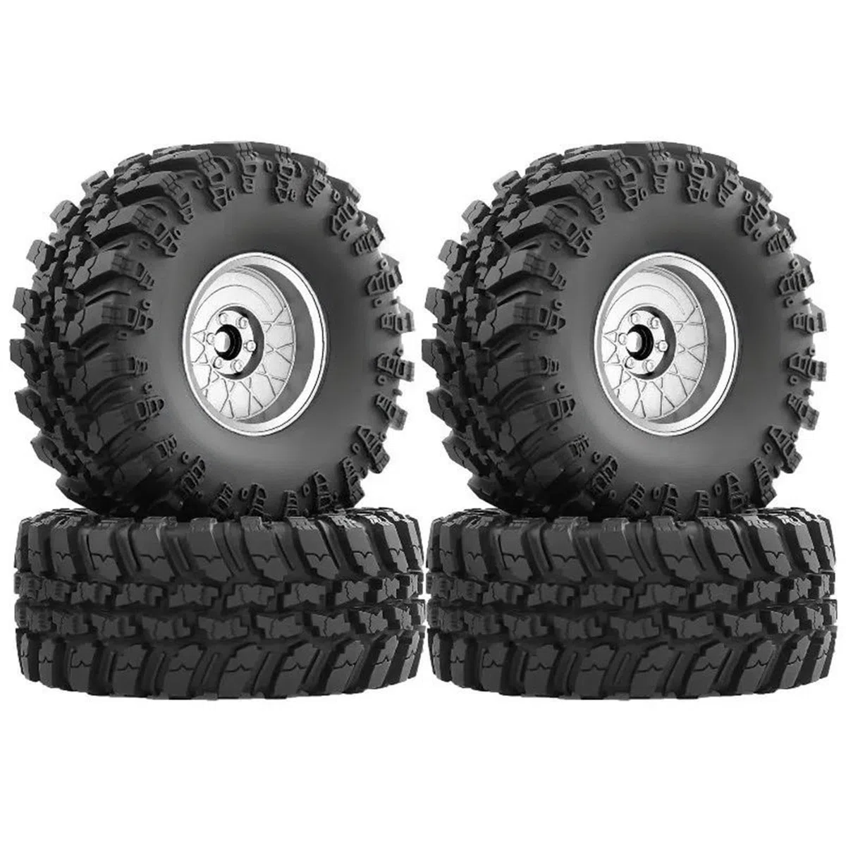 Metall 2,2" Beadlock Radreifen Für Axial Für SCX10 I II III Pro 1/10 1/8