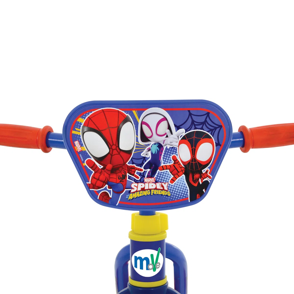 Spidey & His Amazing Friends 2-in-1-Trainingsfahrrad für Kinder, 25,4 cm verstellbar, für Kinder ab 2 Jahren, abnehmbare Pedale und Stabilisatoren