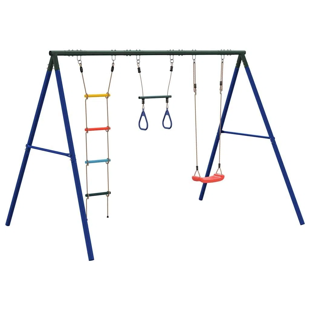 Gartenschaukel-Set mit Trapez und Leiter