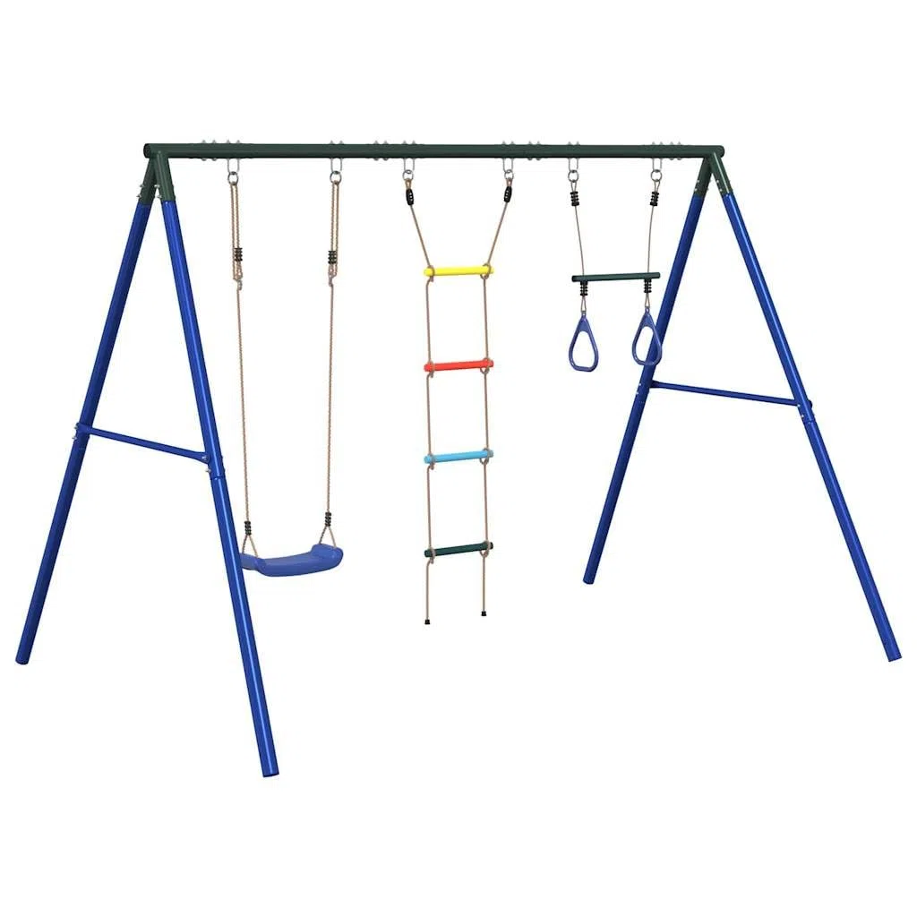 Outdoor-Spielset Schaukel mit Trapez und Leiter