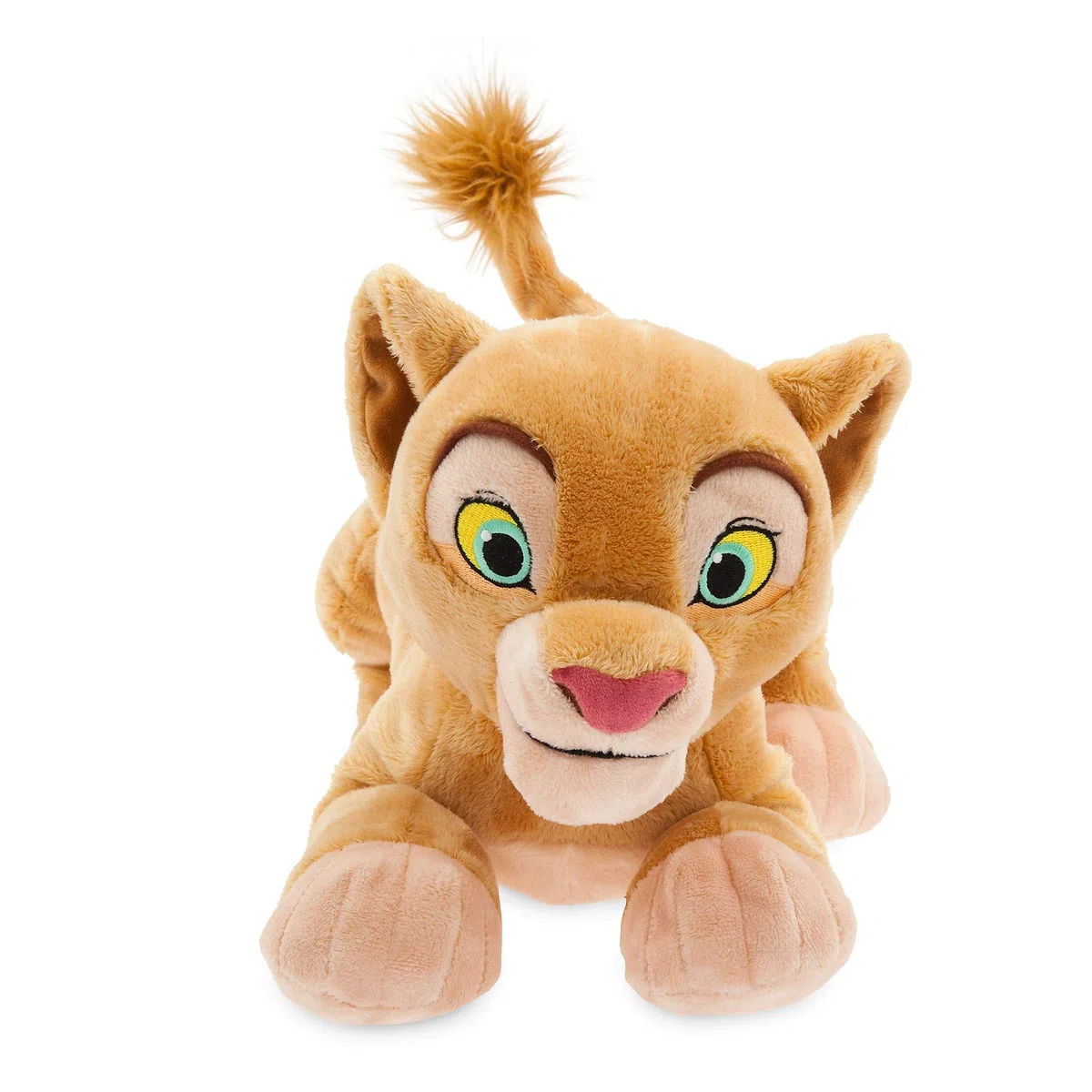 Disney Store Stofftier Nala, König der Löwen, 42 cm / 16,5", aus weichem Plüschmaterial mit Stickereien, in verspielter Pose, für alle Altersstufen geeignet