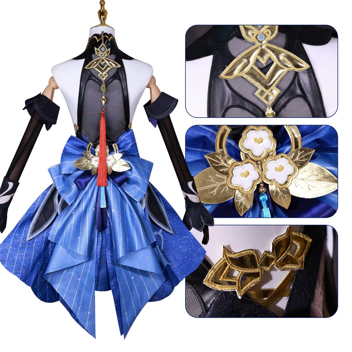 Genshin Cosplay Venti Yae Miko Raiden Shogun Arlecchino Cosplay Kostüm Skirk Cosplay Halloween Anzug Full Set für Frauen