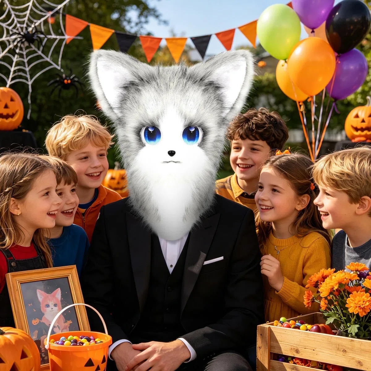 Tierkostüm, Maske, Cosplay, Kopfbedeckung, Partyzubehör