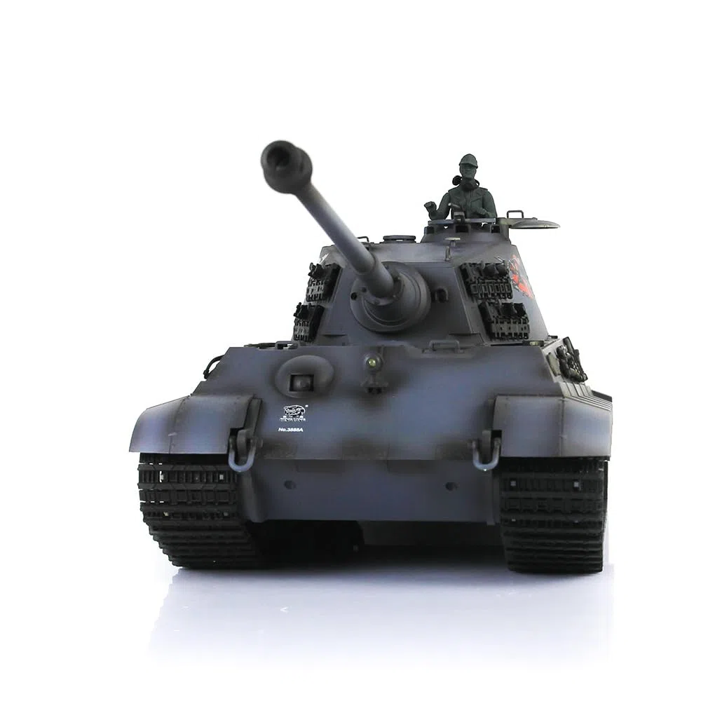Toucan RC Hobby 1/16 Henglong 7.0 Customized King Tiger Barrel Recoil RC Panzer 3888A Metallräder für ab 14 Jahren