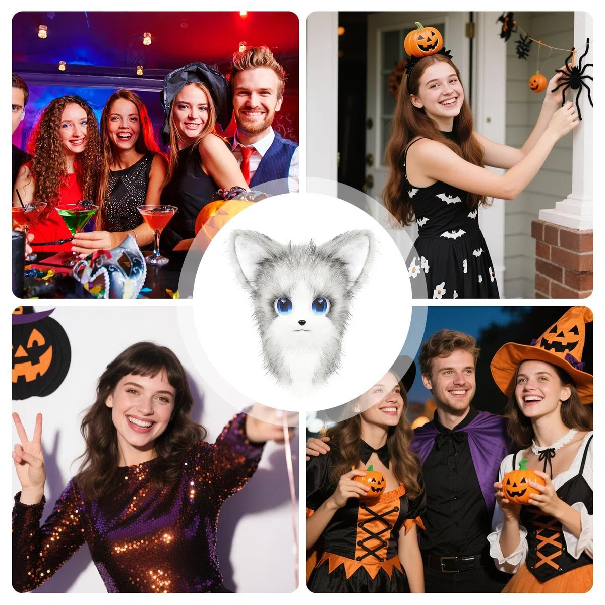Tierkostüm, Maske, Cosplay, Kopfbedeckung, Partyzubehör