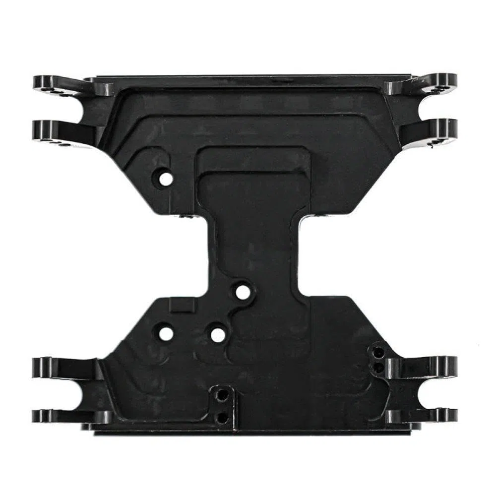 COMODO RC Crawler Skid Plate 1/10 Scale Aluminium Chassis Schutz Kompatibel mit Unlimited Trail Buggy UTB(Silver)