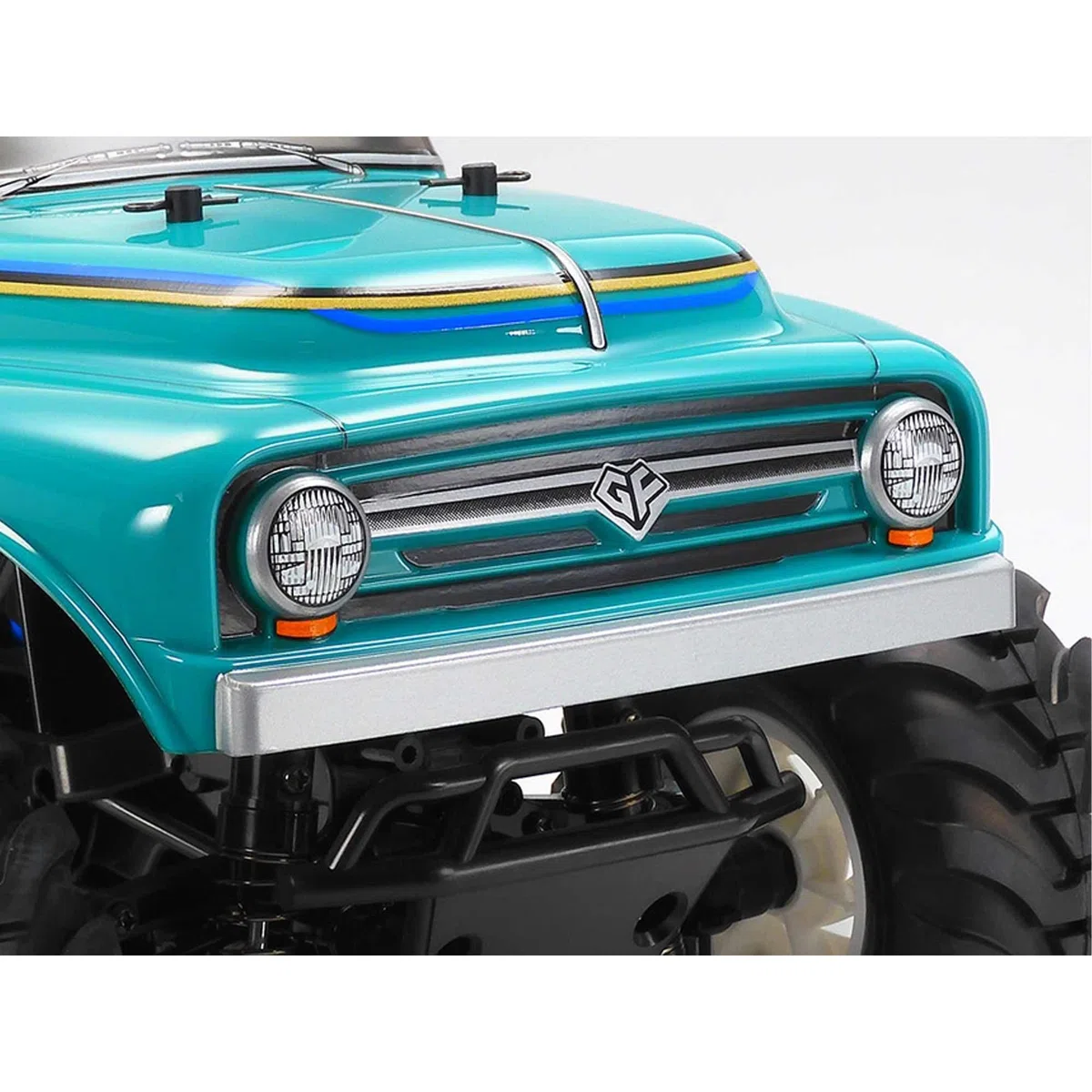 TAMIYA 47497 1:10 RC Squash Van 4WD GF-02 Vorlackiert - ferngesteuertes Auto, Fahrzeug, Modellbau, Zusammenbauen, Hobby, RC Bausatz