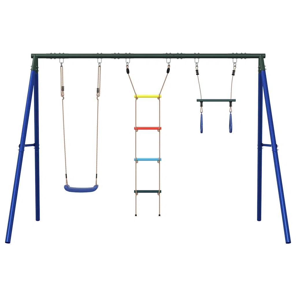 Outdoor-Spielset Schaukel mit Trapez und Leiter