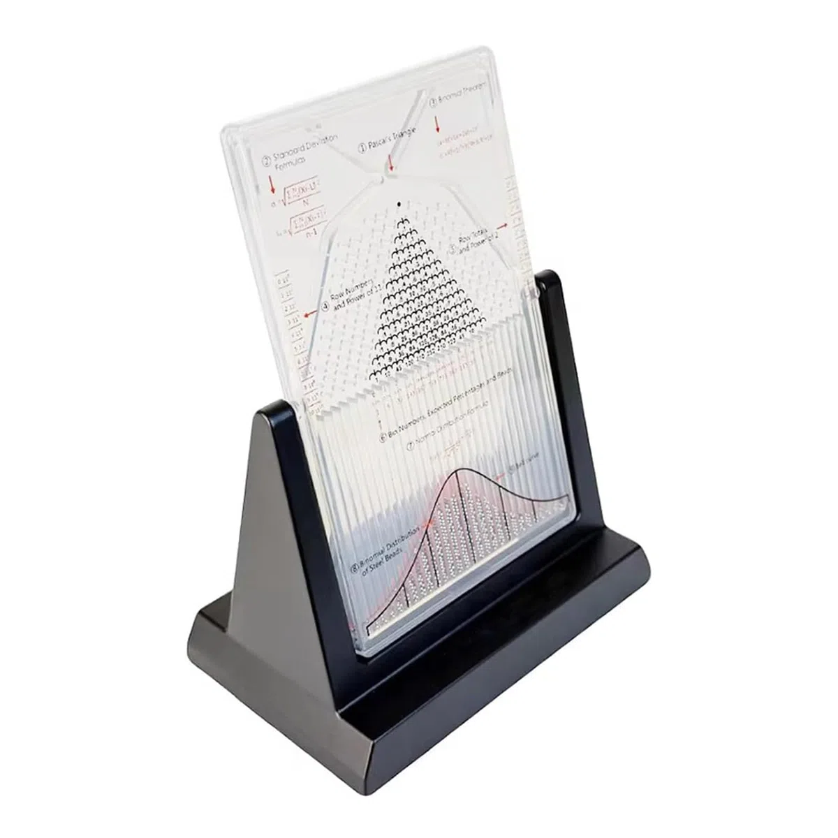 Wahrscheinlichkeits-Demonstrationsmodell mit BellCurve, Physiklabor-Experimentierwerkzeug für zufällige Verteilung und Statistik, Physiklabor-Lehrwerkzeug